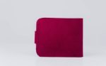 Portofel BIFOLD velur bordo 0022 - imagine 3