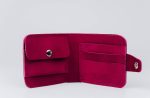 Portofel BIFOLD velur bordo 0022 - imagine 2