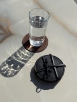 Suport de pahare Coniac-Negru 007 - imagine 2