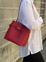 Geanta dama TOTE S roșu 0020 - imagine 4