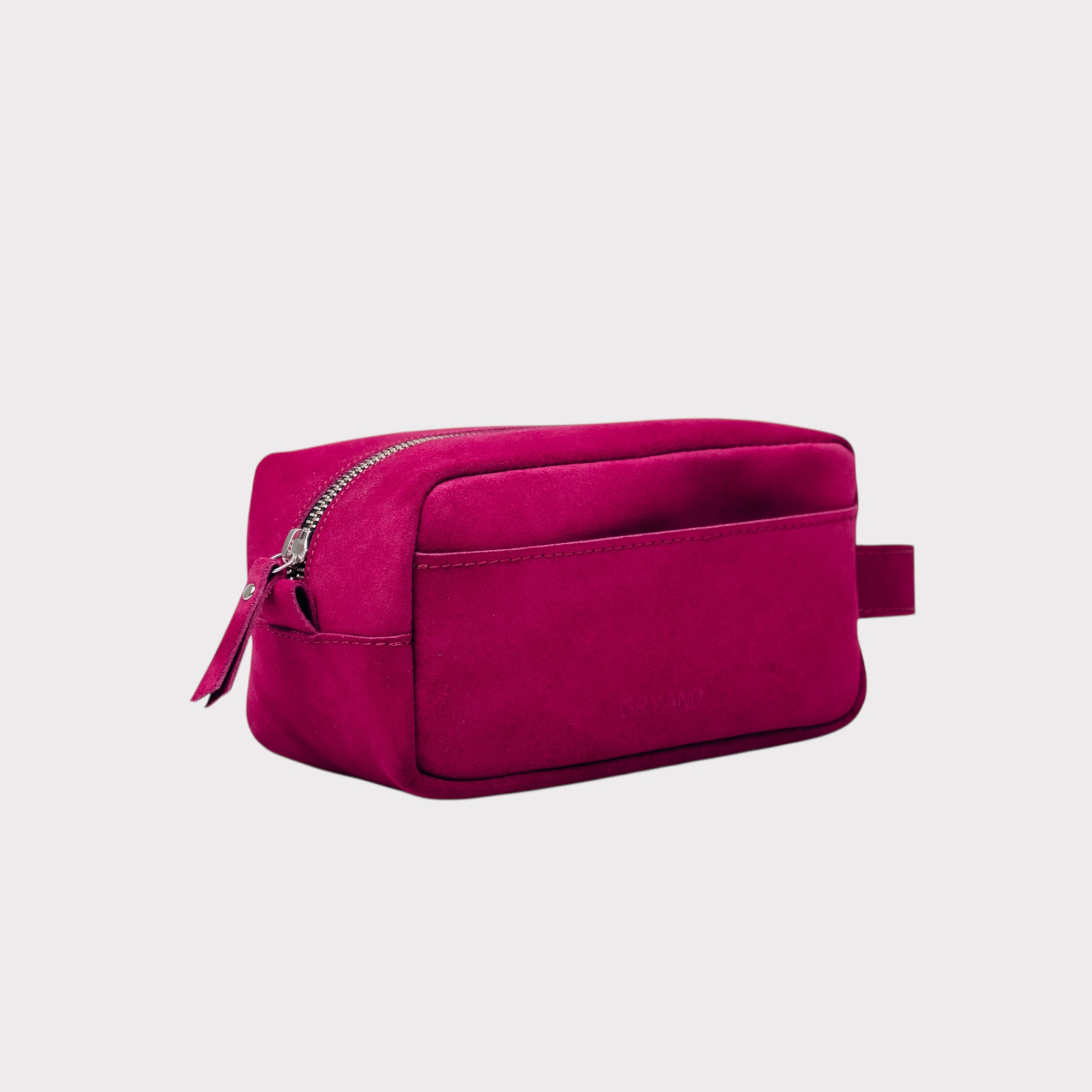 Photoroom_20250513_124608 Geanta cosmetice velur bordo 0017 - imagine 1