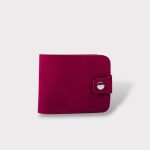 Portofel BIFOLD velur bordo 0022