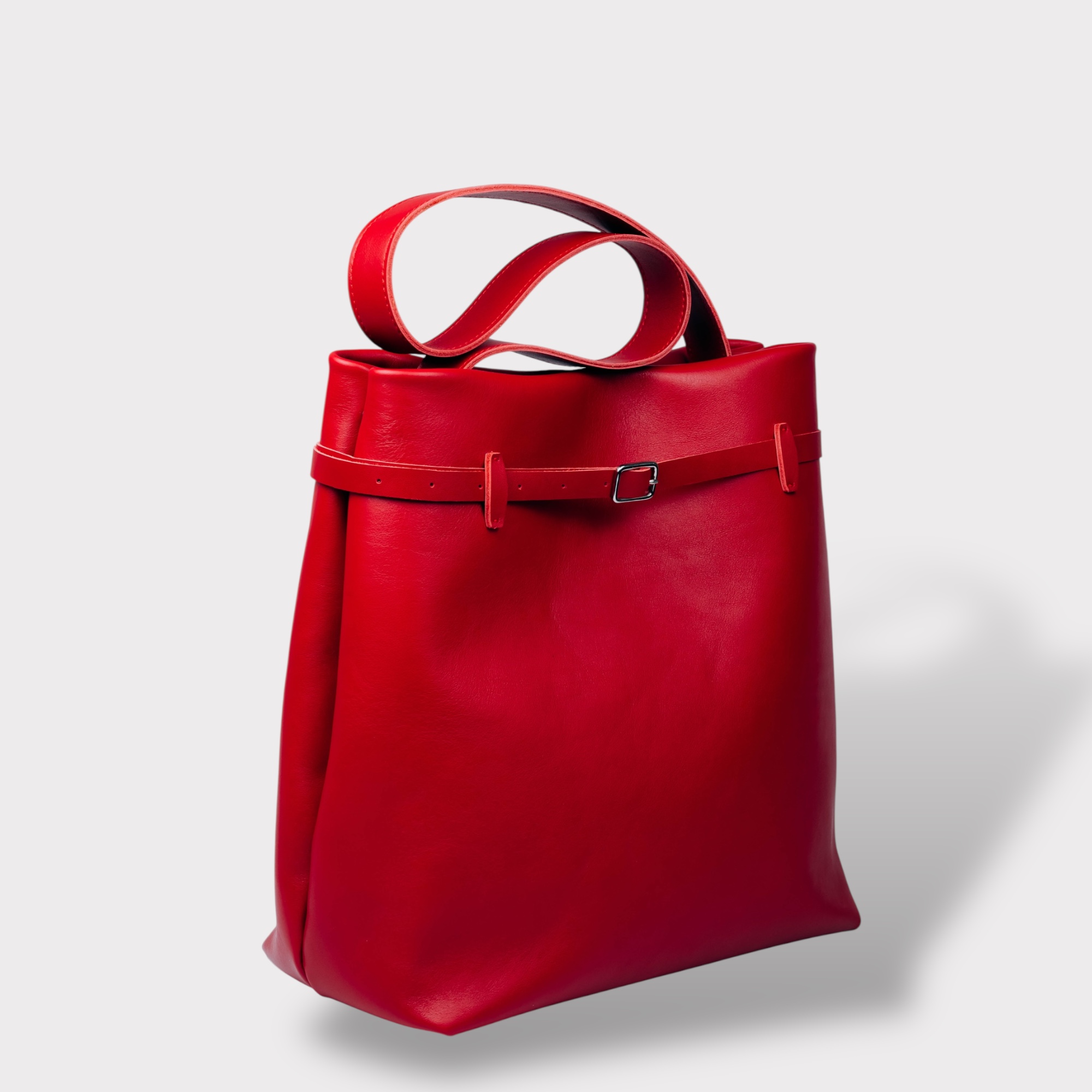 Photoroom_20250706_152145 Geanta dama TOTE L roșu 0021 - imagine 1