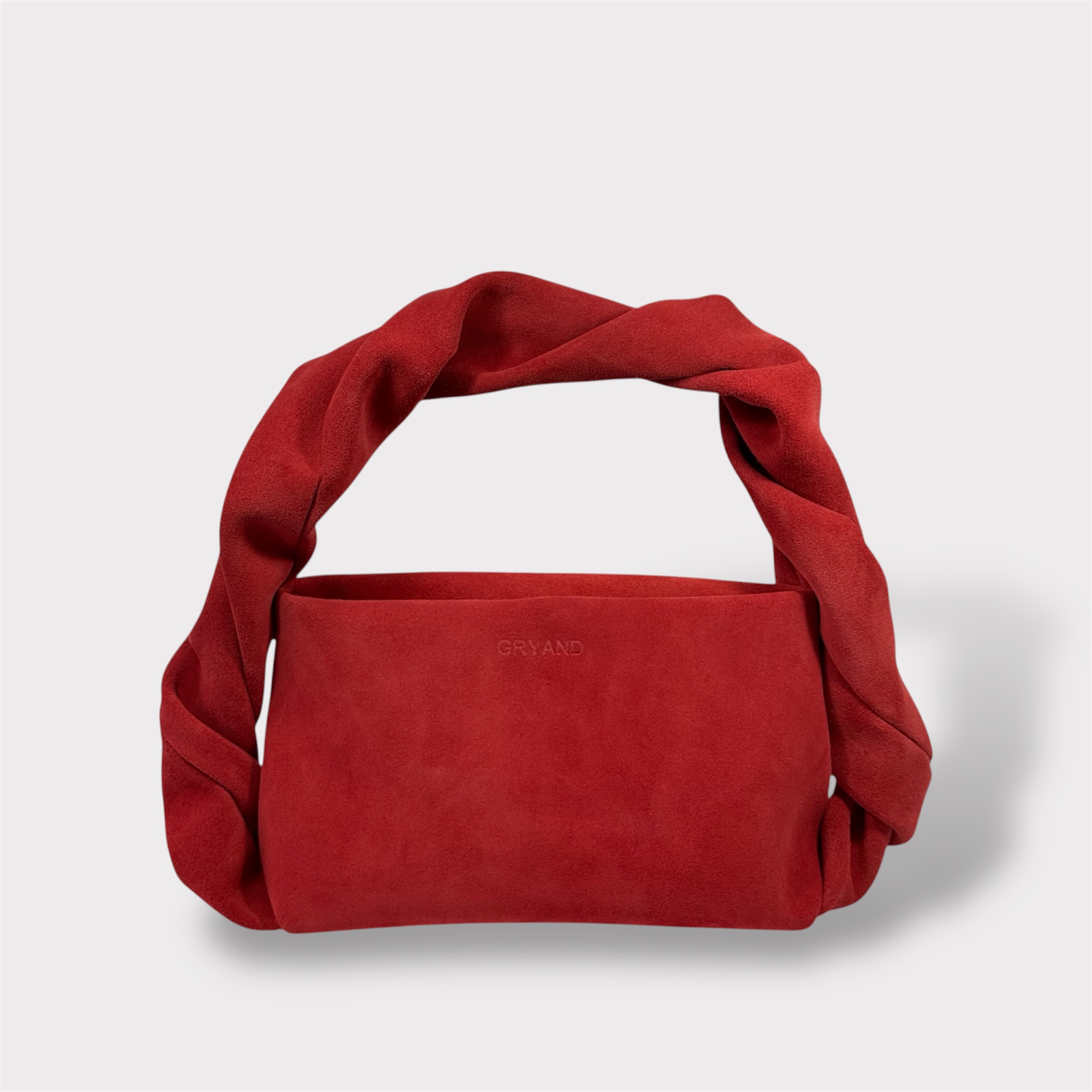 Photoroom_20250722_112517 Geanta dama NOVA velur roșu 0034 - imagine 1