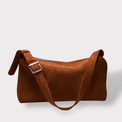 geanta de piele întoarsă