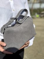 Geanta dama TERRA velur natural gri 0036 - imagine 7
