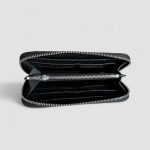 Portofel dama EMMA M croco negru 0047 - imagine 2