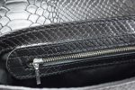 Geanta dama Crossbody croco negru 0051 - imagine 2