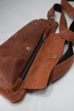 Borseta bărbat cărămiziu 0049 - imagine 2