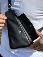 Borseta bărbat negru 0049 - imagine 3
