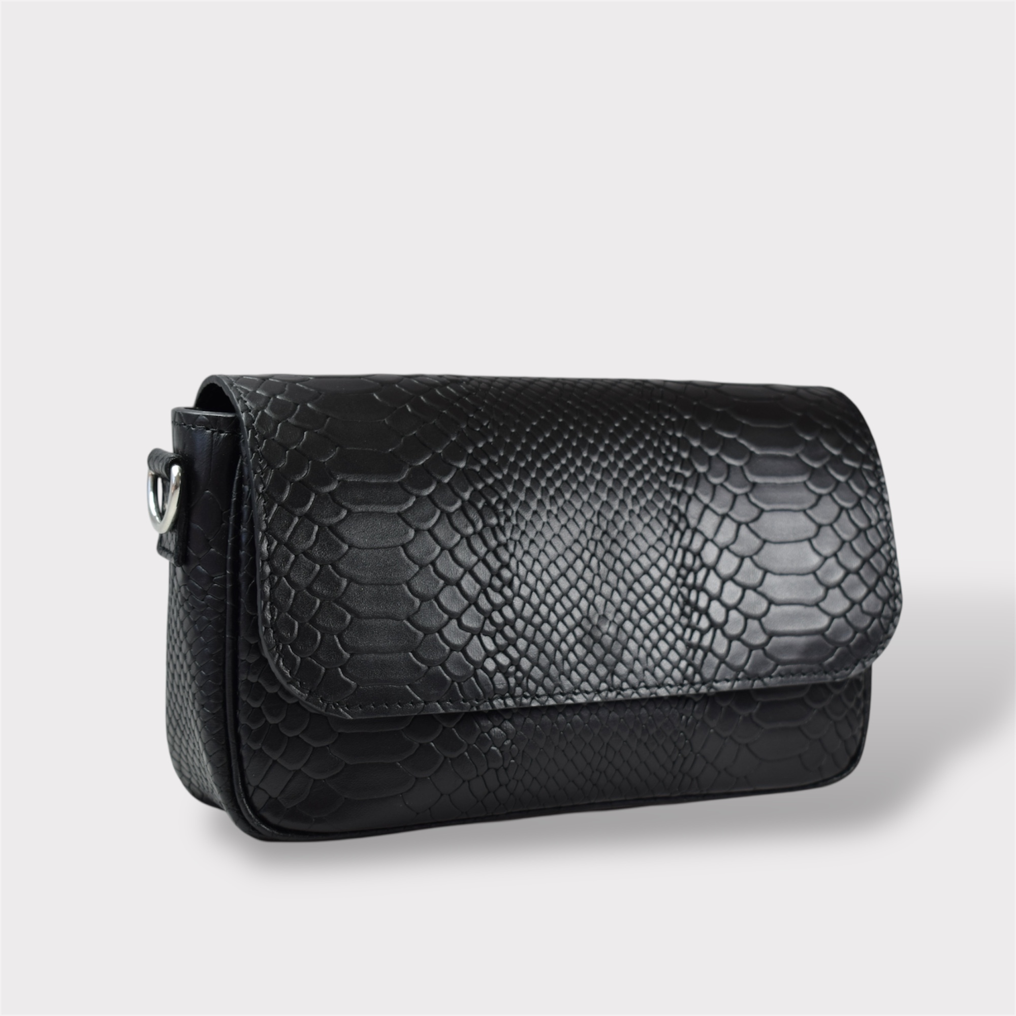 Photoroom_20250616_131021 Geanta dama Crossbody croco negru 0051 - imagine 1