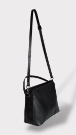 Geanta dama DANIELLE croco negru 0052 - imagine 2