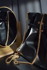 Geanta dama IVORY BLOOM  negru 0053 - imagine 5