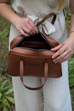 Geanta dama cognac LUCIA 0033 - imagine 8