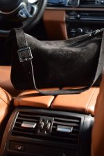 Geanta Terra velur negru 0036 - imagine 4