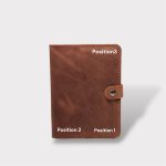 Coperta carnet a6 din piele naturală 0058 - imagine 5