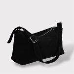 Geanta Terra velur negru 0036 - imagine 2