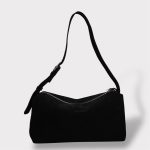 Geanta Terra velur negru 0036 - imagine 3